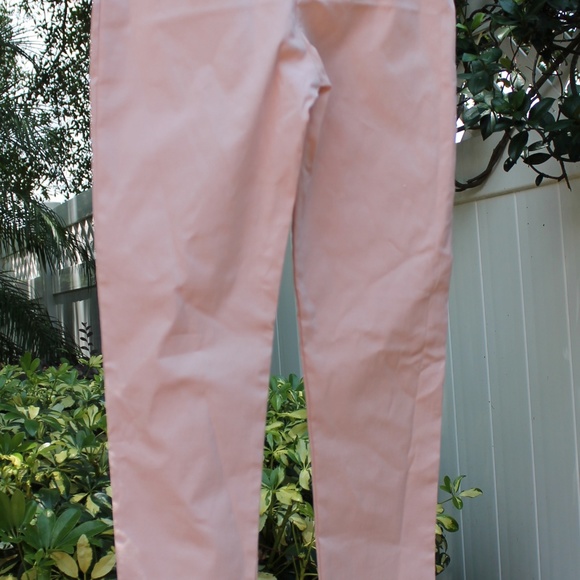 57WD SOFT SKINNY STRETCH KNIT LIGHT PINK PANTS - Picture 2 of 8